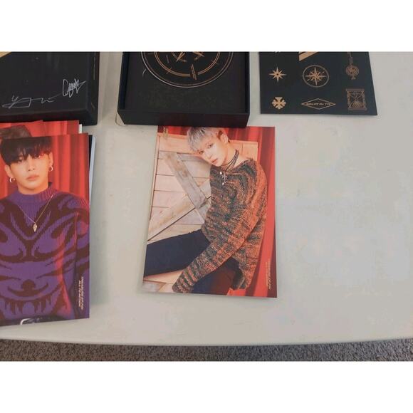Ateez Treasure Ep.Fin All To Action CD Box Set with Photocards CD Signed Komco - Picture 9 of 12
